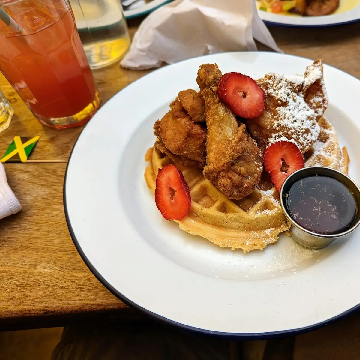Buttermilk Fried Chicken with Waffles