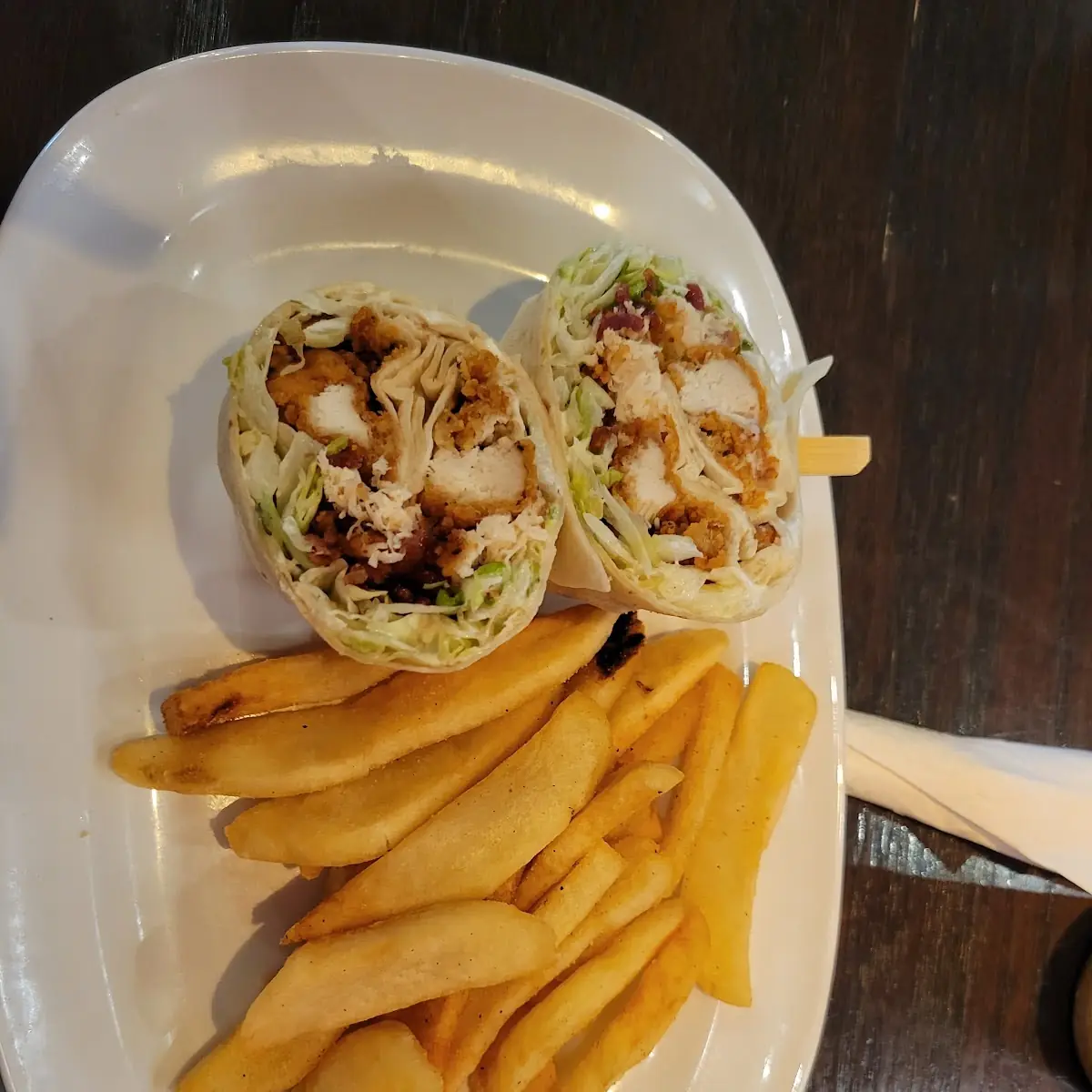 Whiskey River BBQ Chicken Wrap