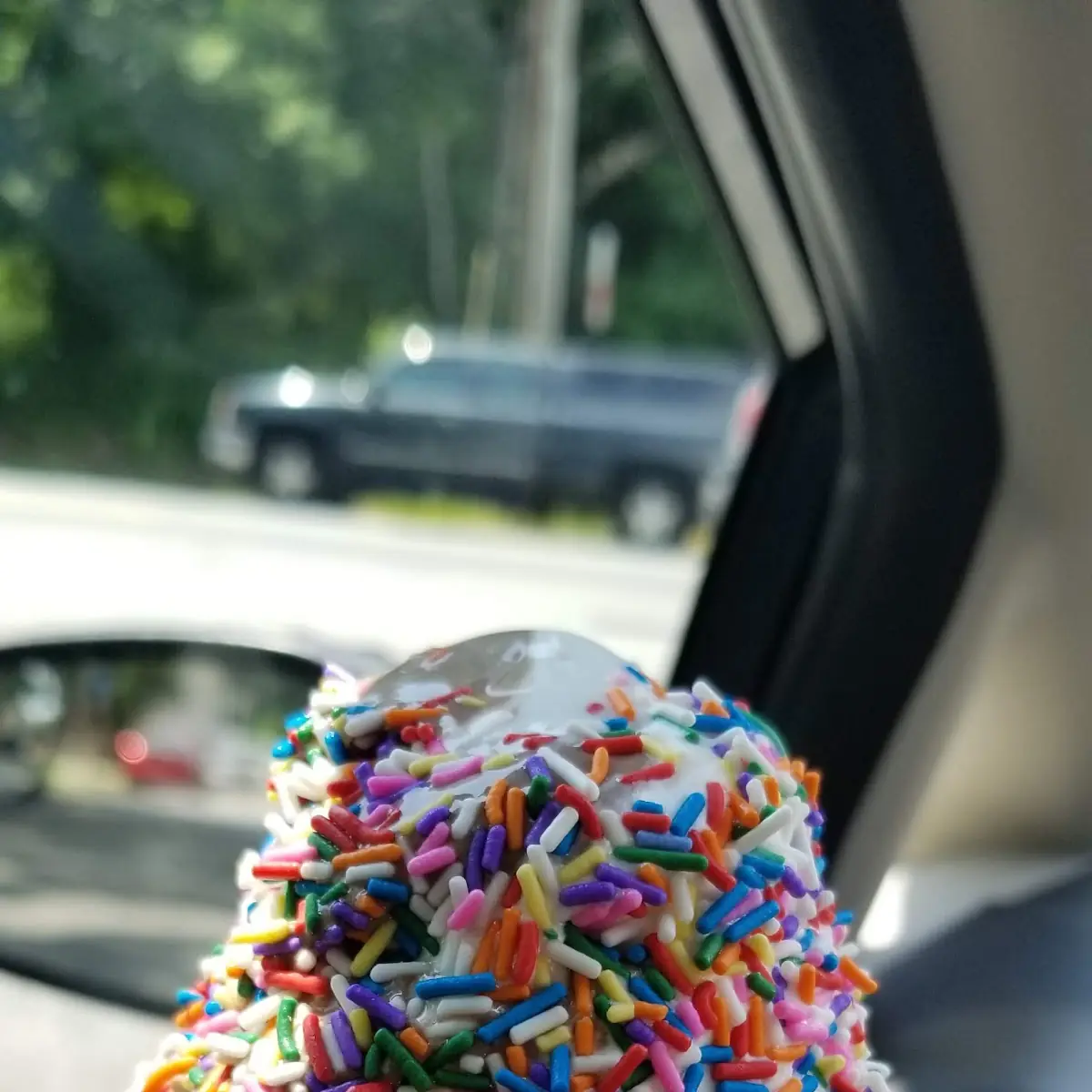 Vanilla Cone with Sprinkles