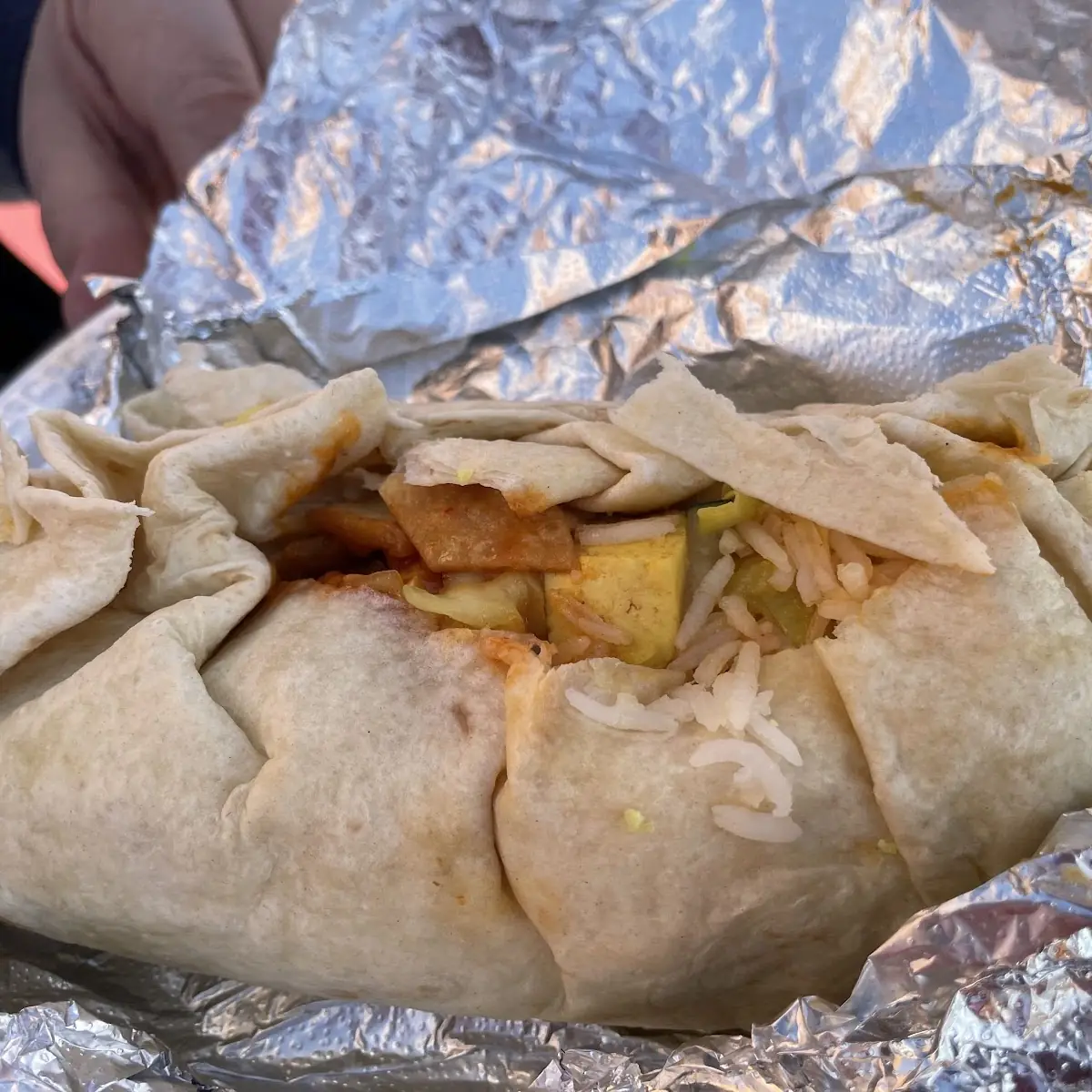 Paneer Tikka Masala Burrito