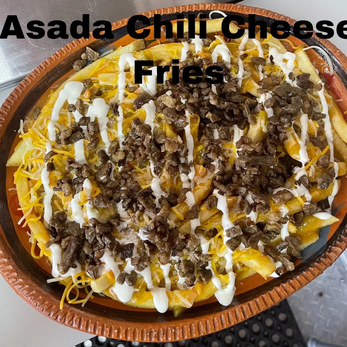 Asada Chili Cheese Fries