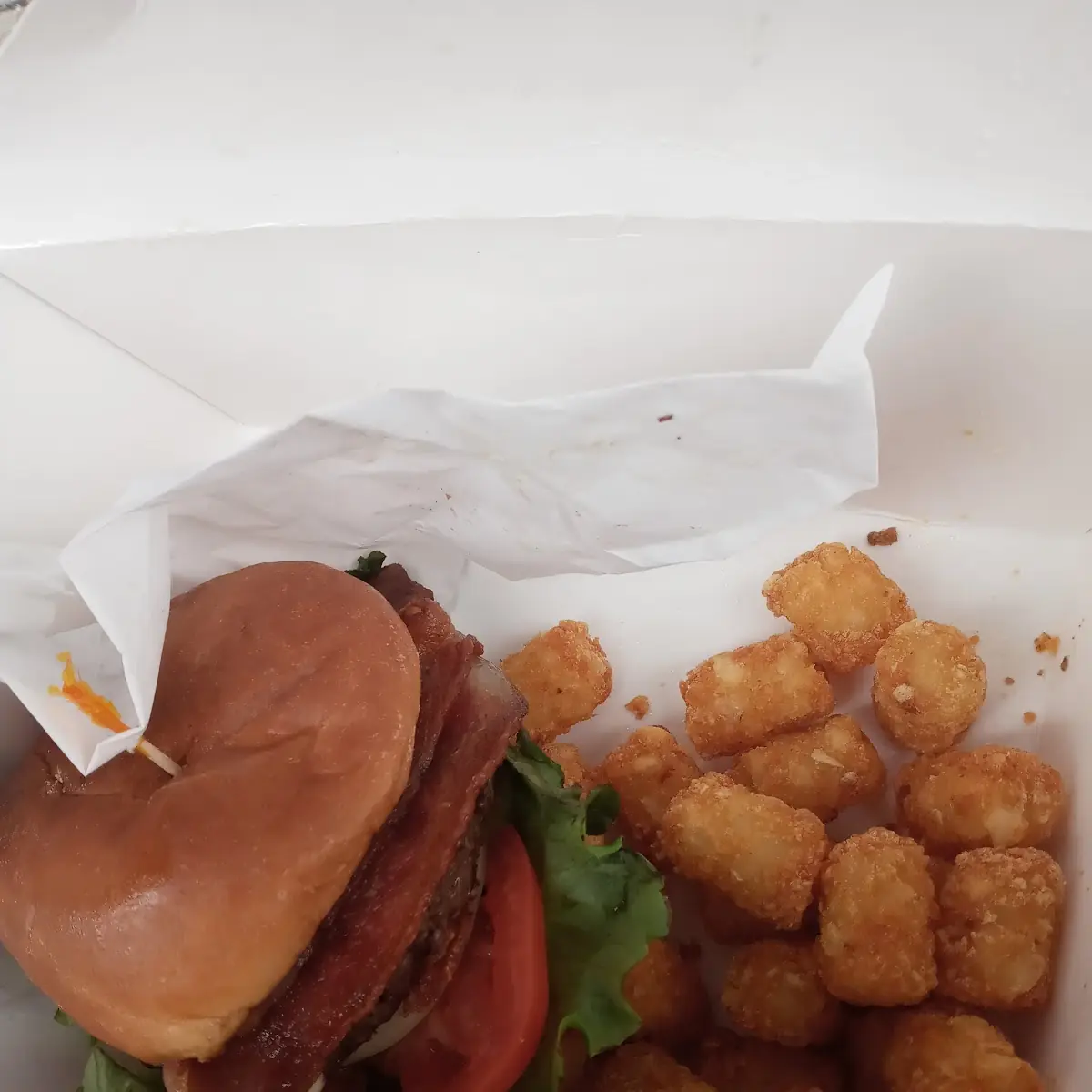Blue Mod Bacon Burger