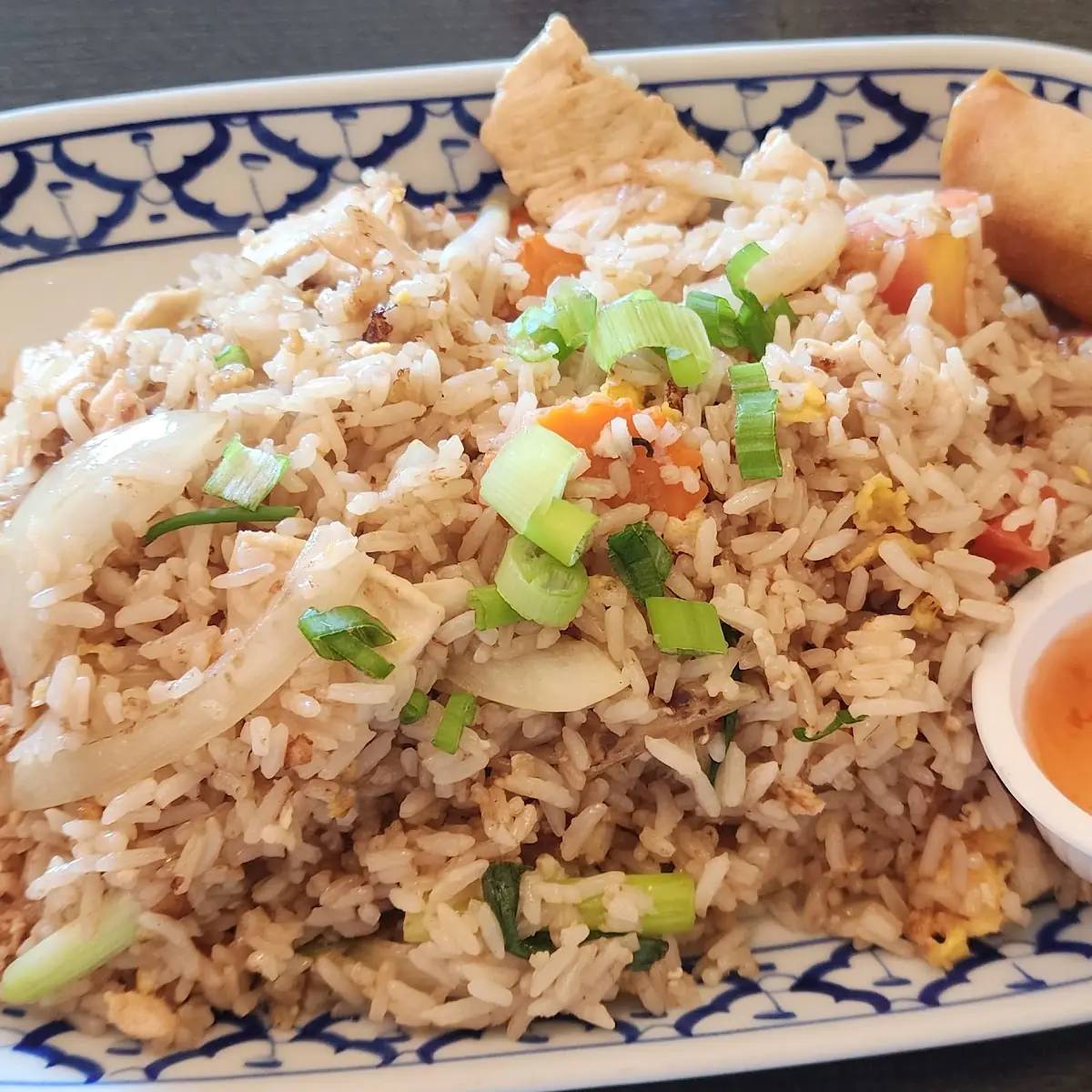 Vegetable Fried Rice with Chicken