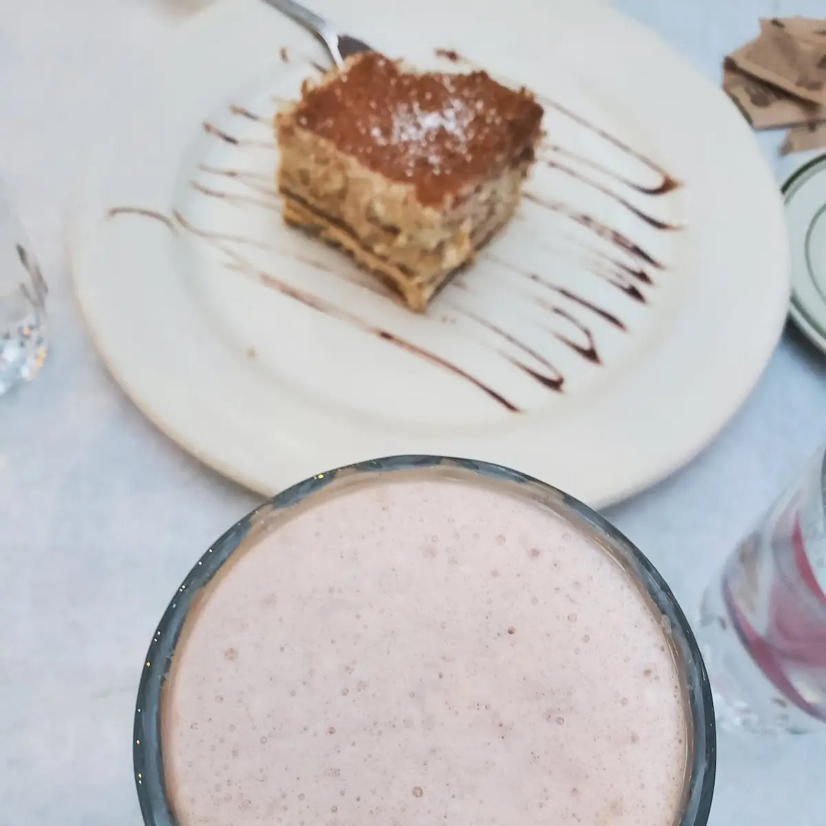 Hot Chocolate & Trifle