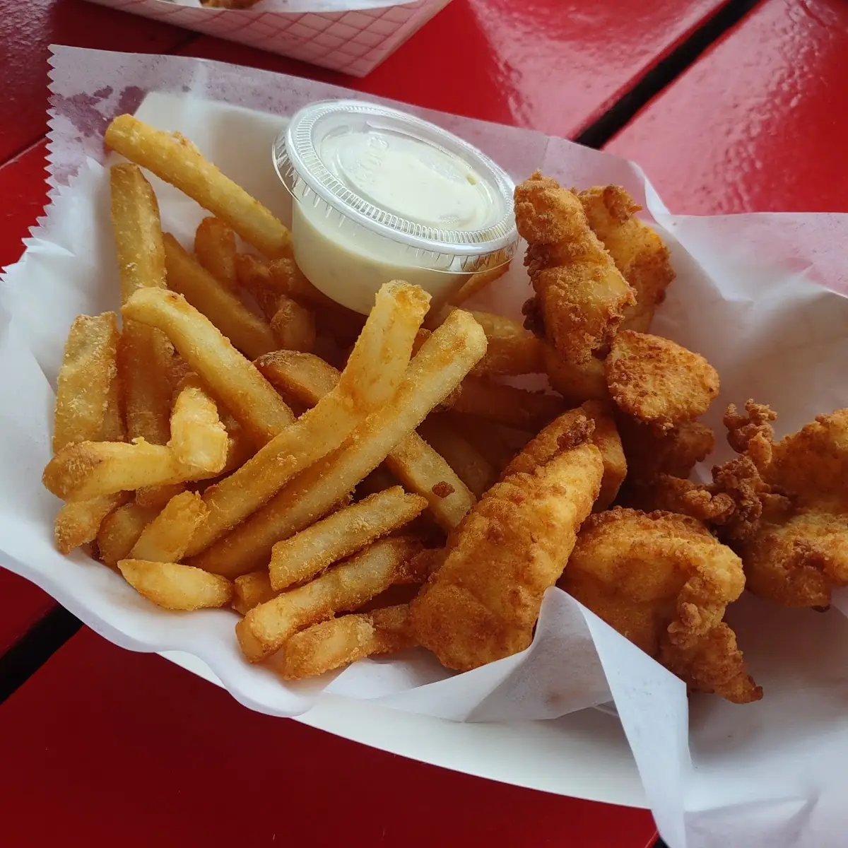 Senior Fish and Chips Plate