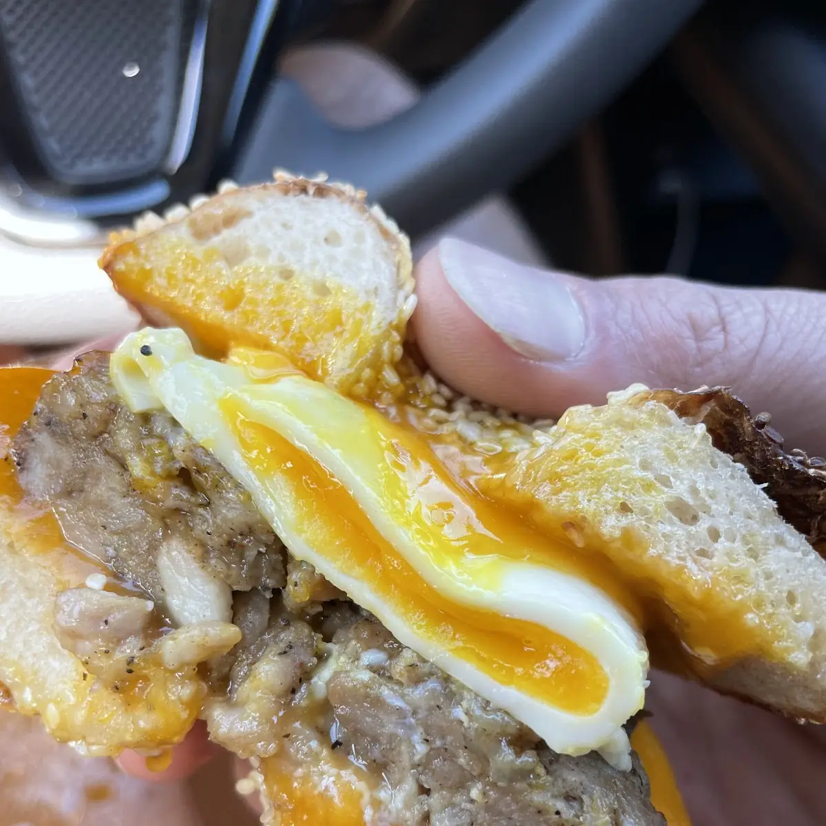 Sausage Egg Cheese Bagel