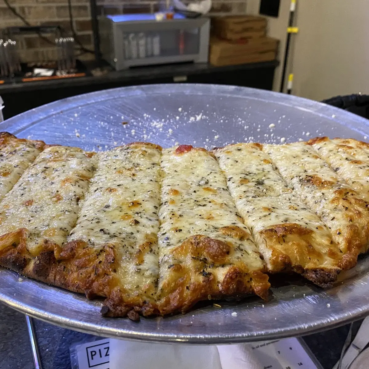 Cheesy Garlic Bread with Marinara Dipping Sauce