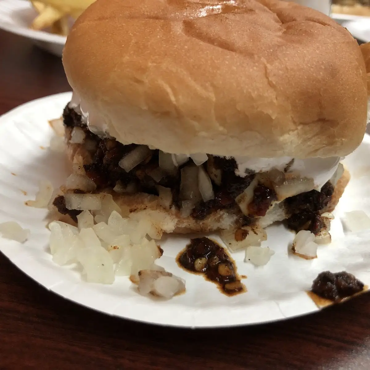 Screamer Burger with Fluff