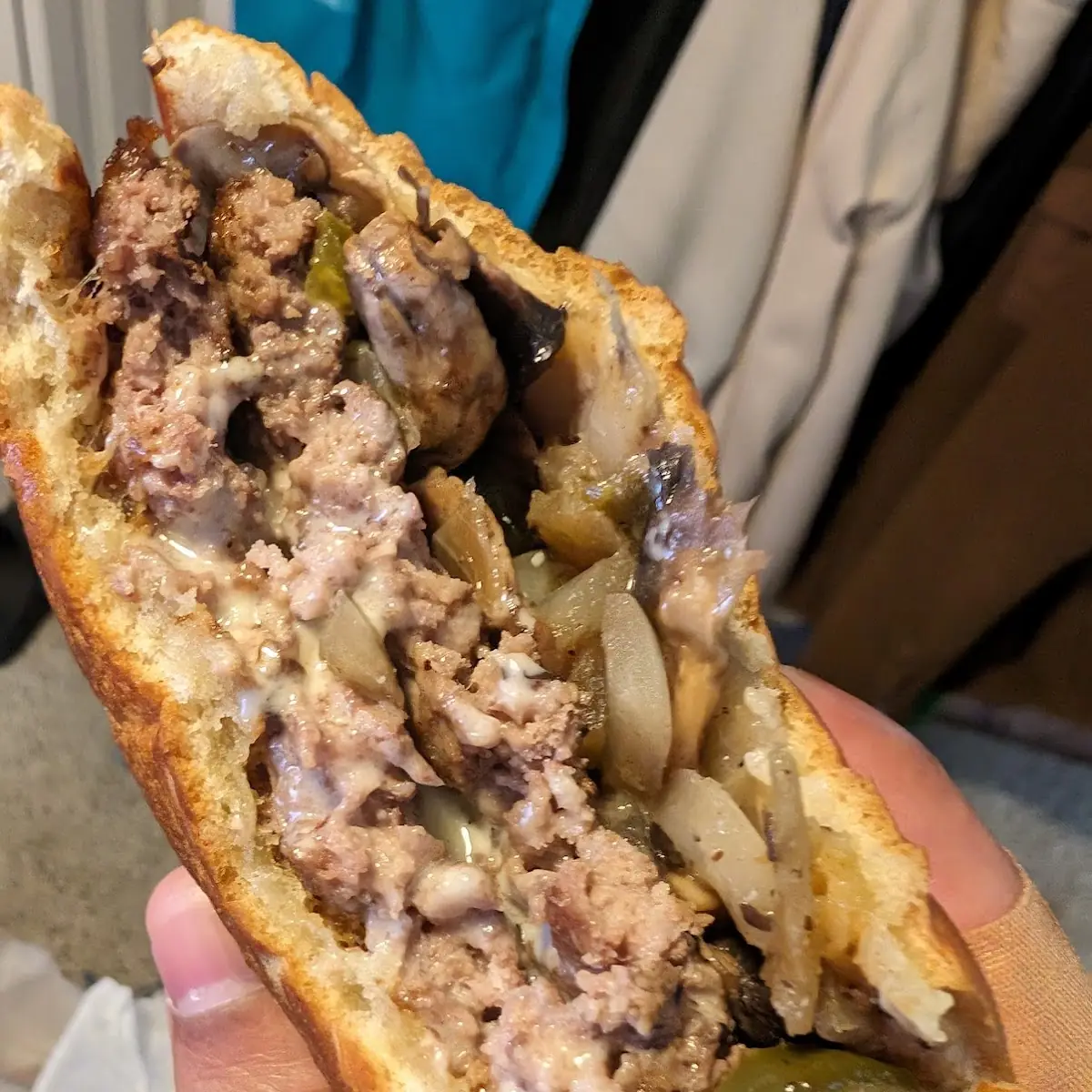 Mushroom Swiss Burger