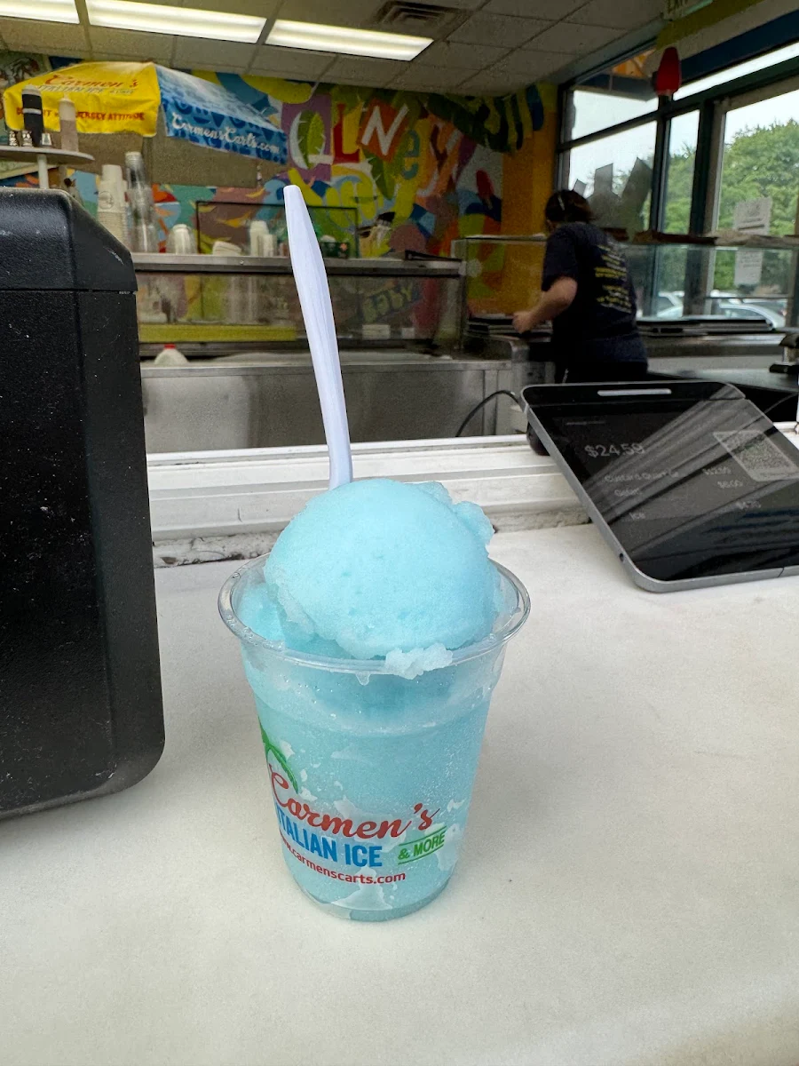 Blue Cotton Candy Ice
