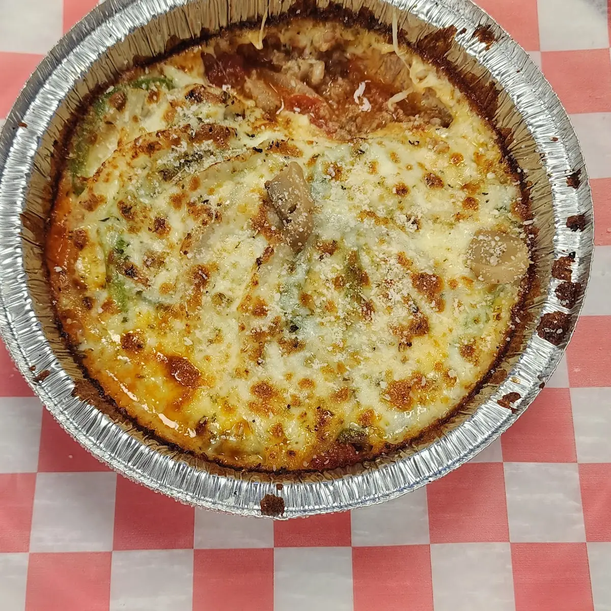 Crustless Supreme Pizza