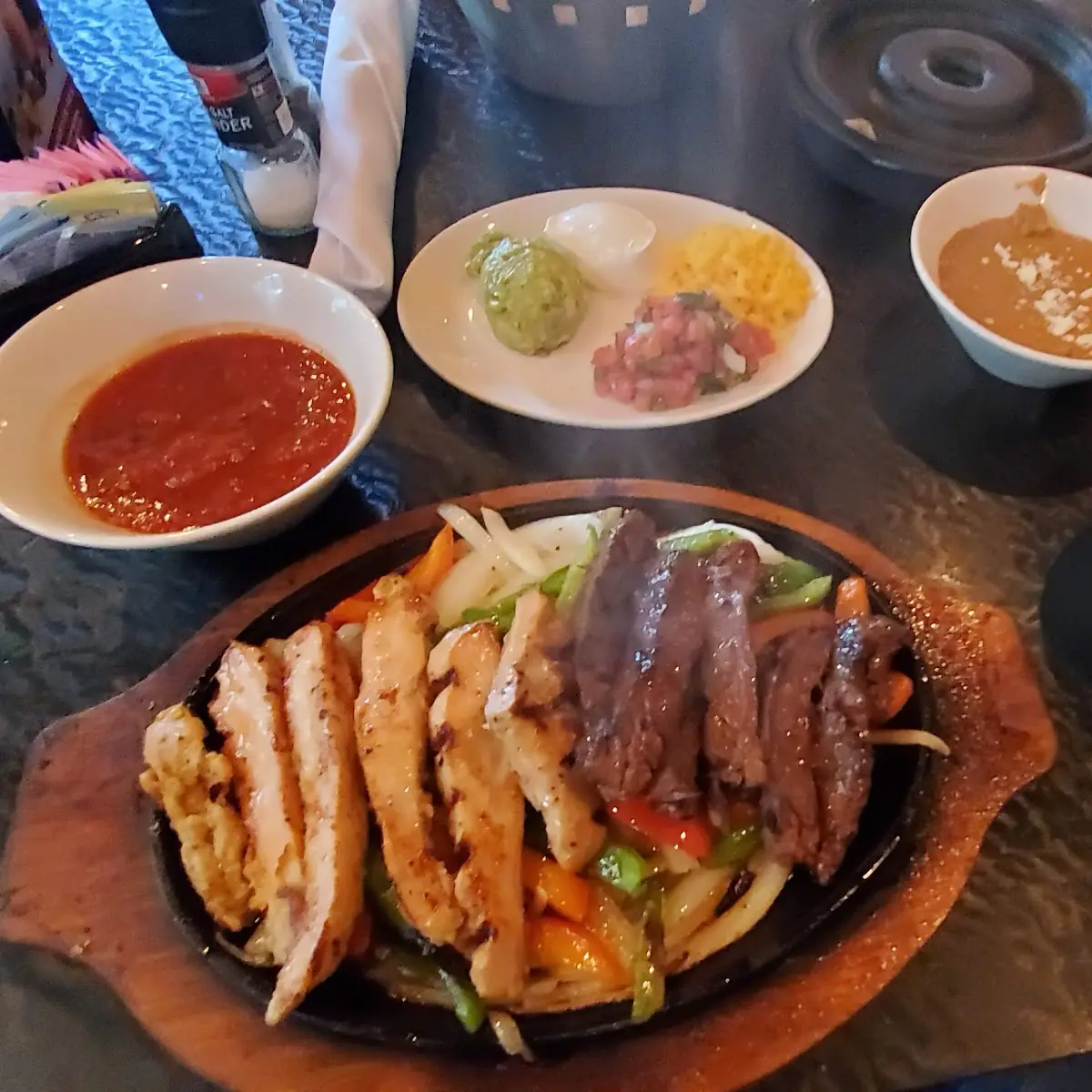 Steak and Chicken Fajitas