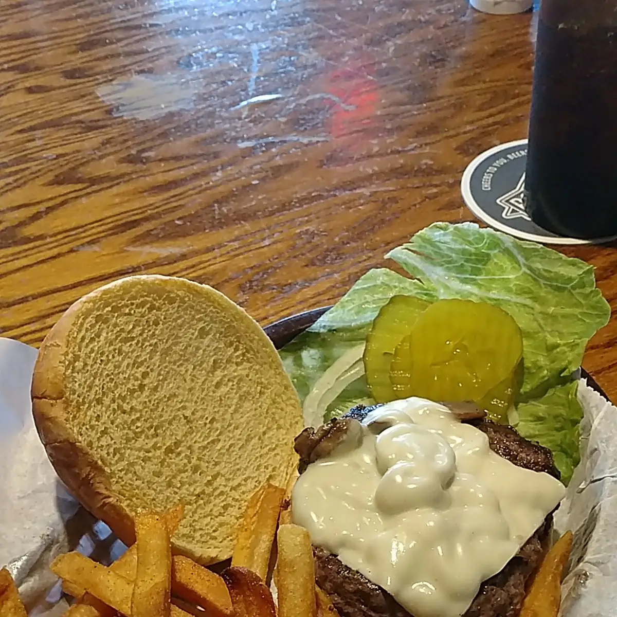 Mushroom Swiss Burger