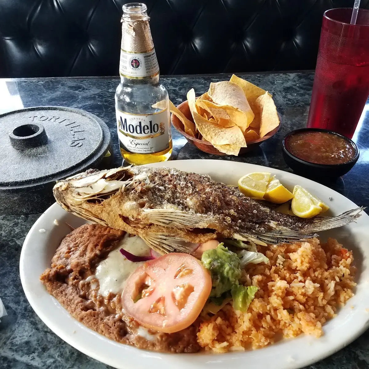 Mojarra Frita Plate