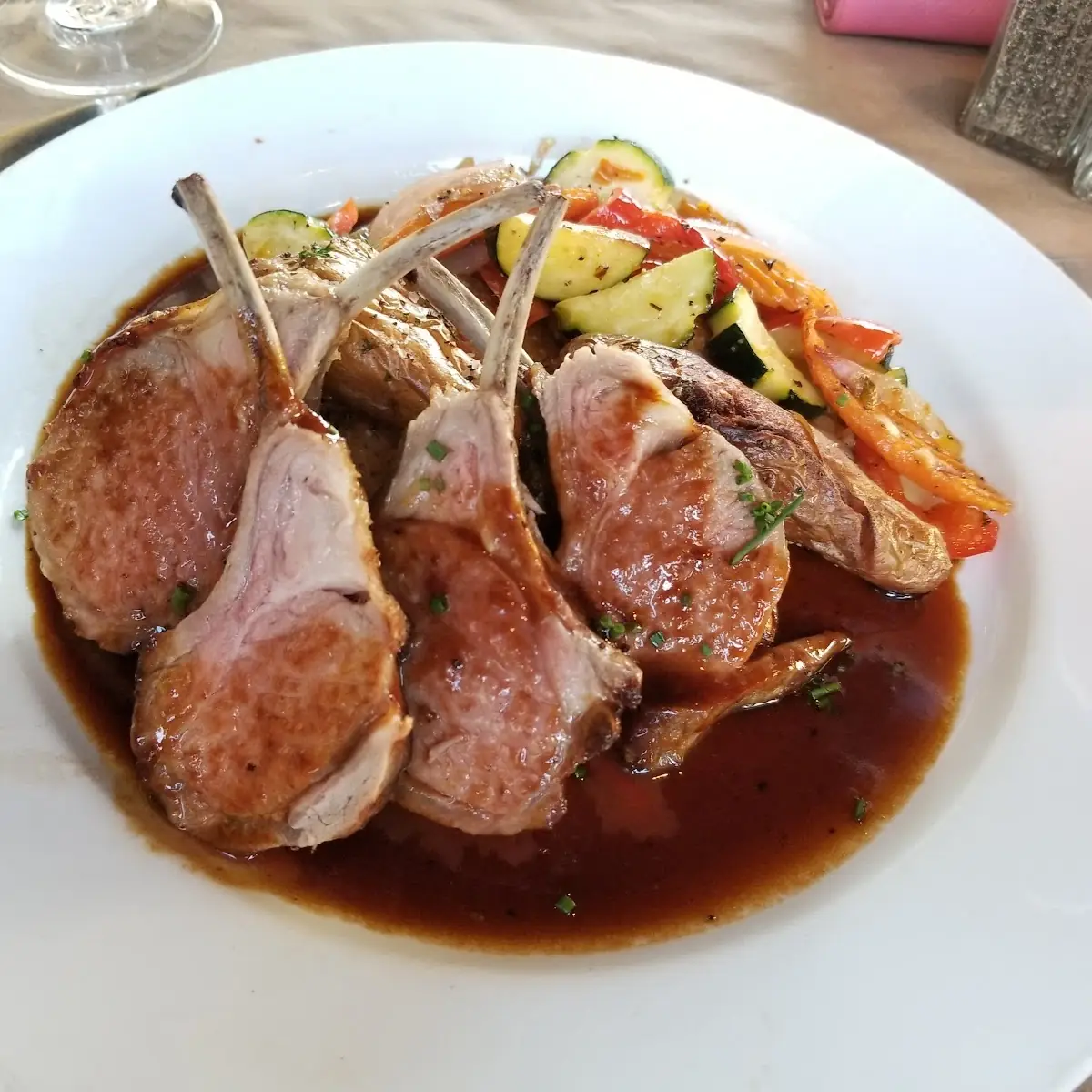Pan-Seared Rack of Lamb