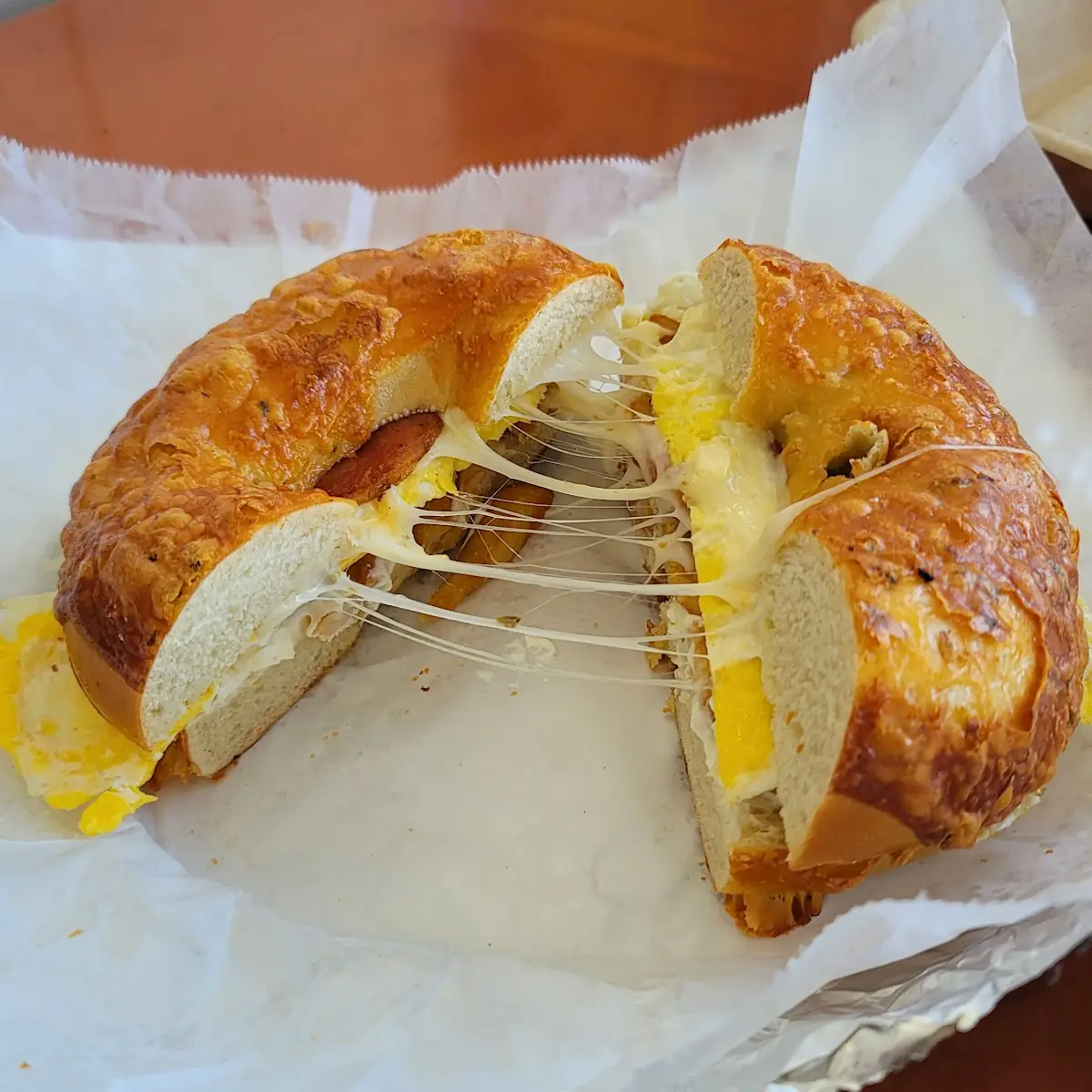 Salmon Bagel with Cream Cheese