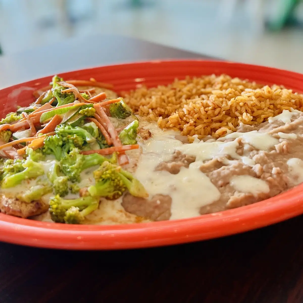 One Enchilada with Rice & Beans