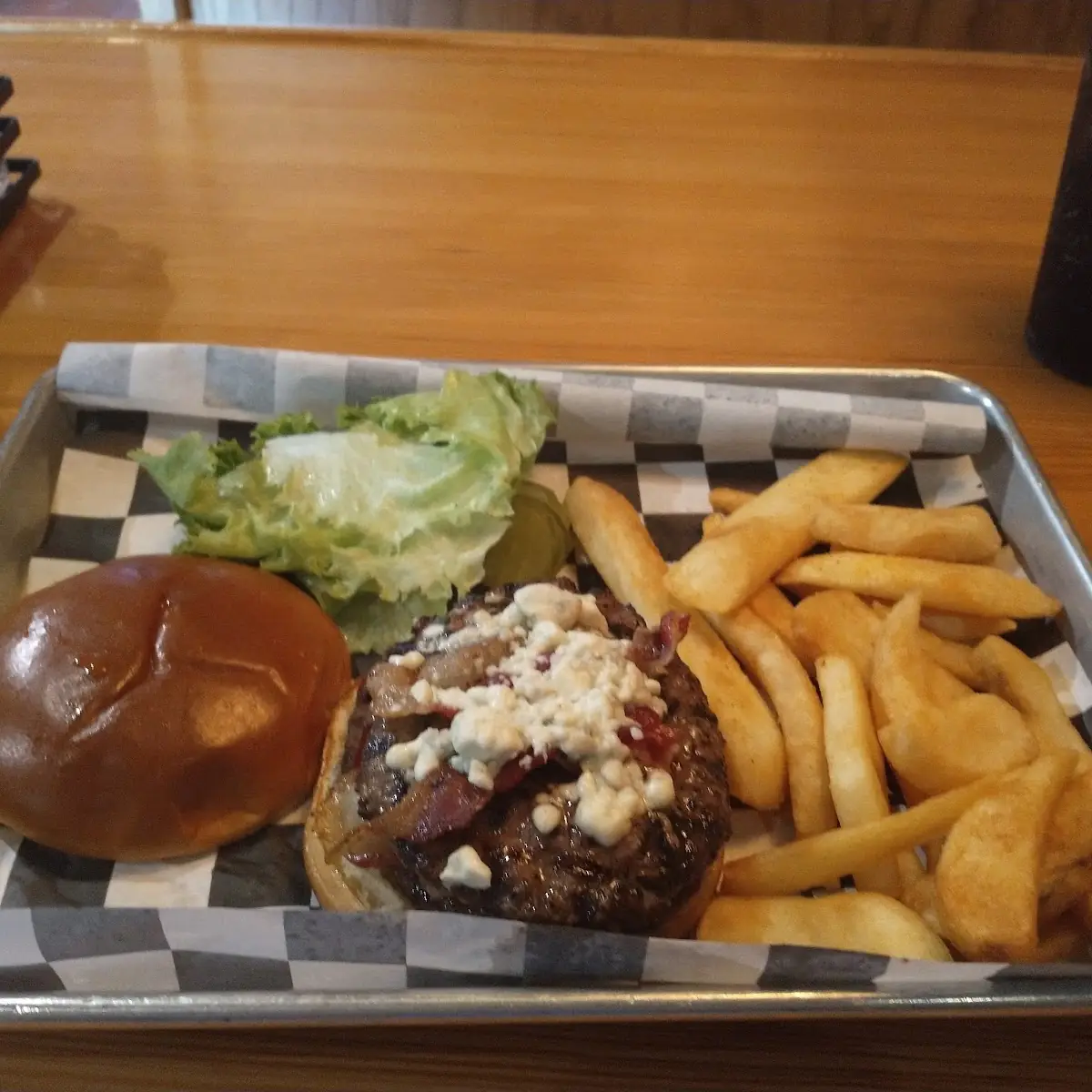 Blue Cheese Bacon Burger