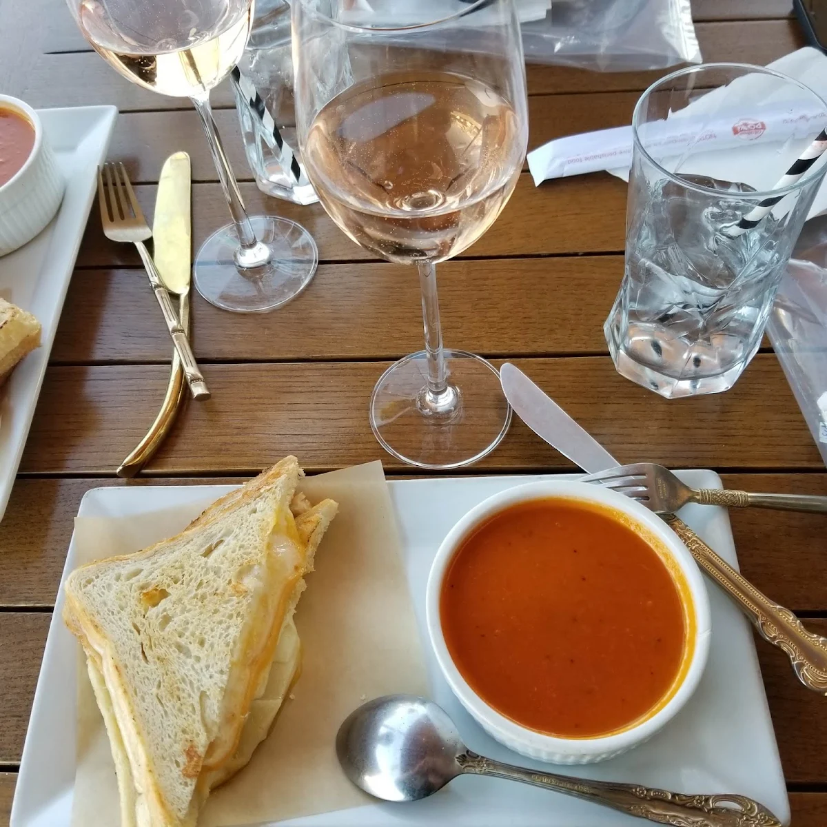 Grilled Cheese and Tomato Soup