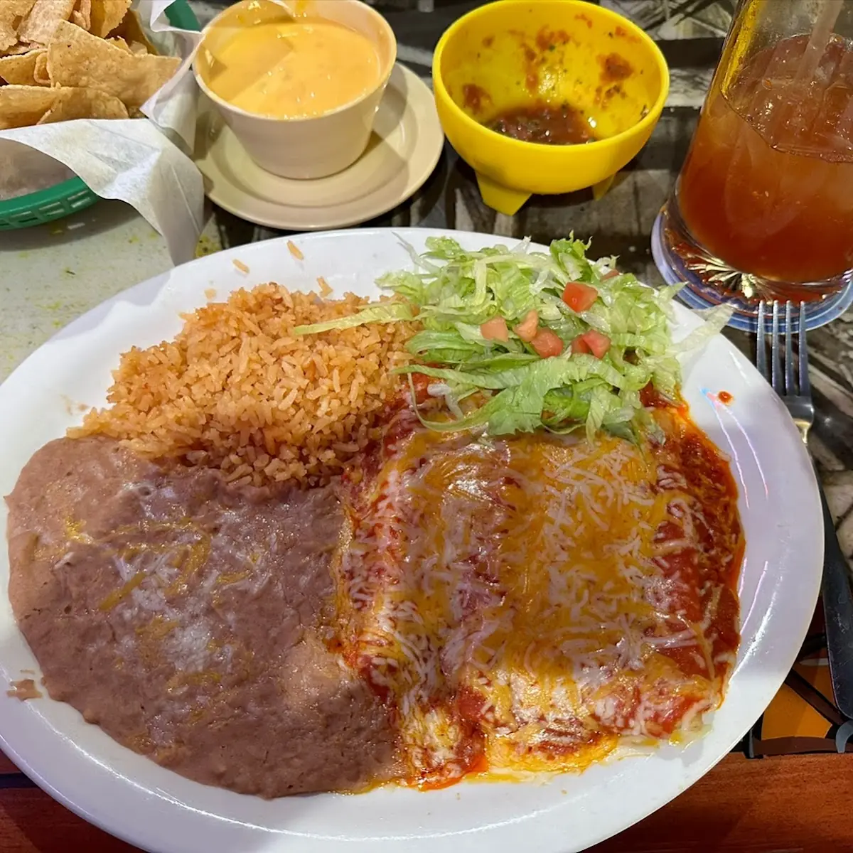 Enchilada Plate