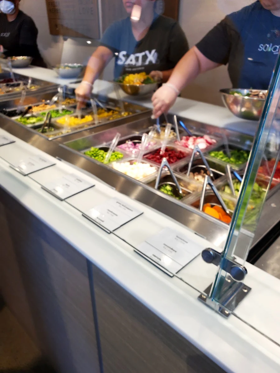 View of Salad Options
