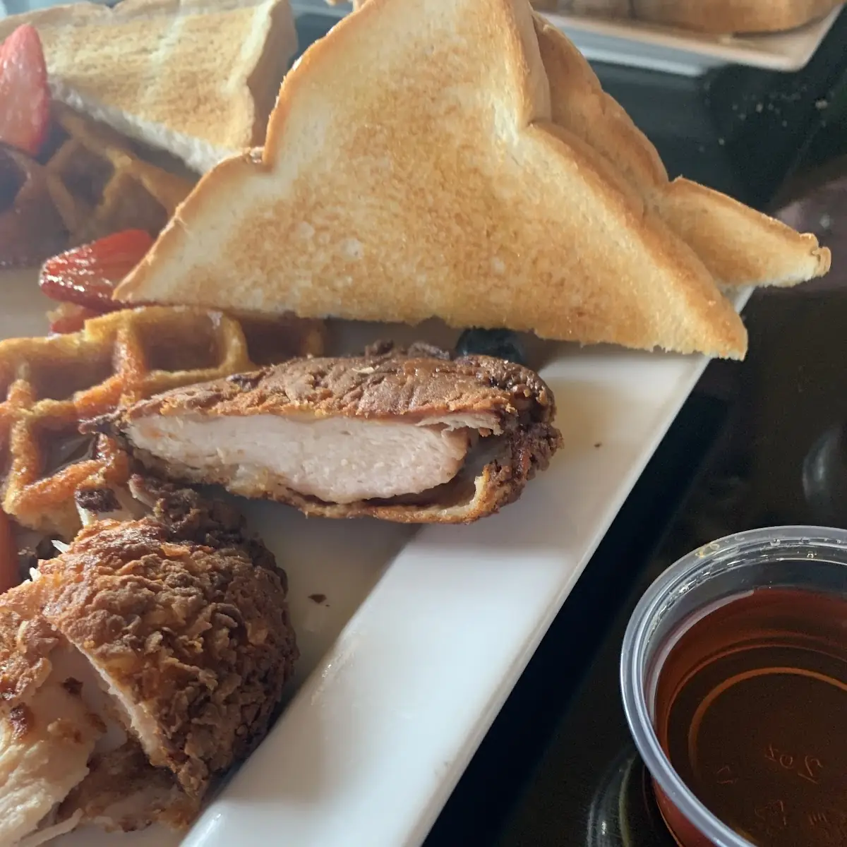 Chicken and Waffles, Corunna Breakfast Co