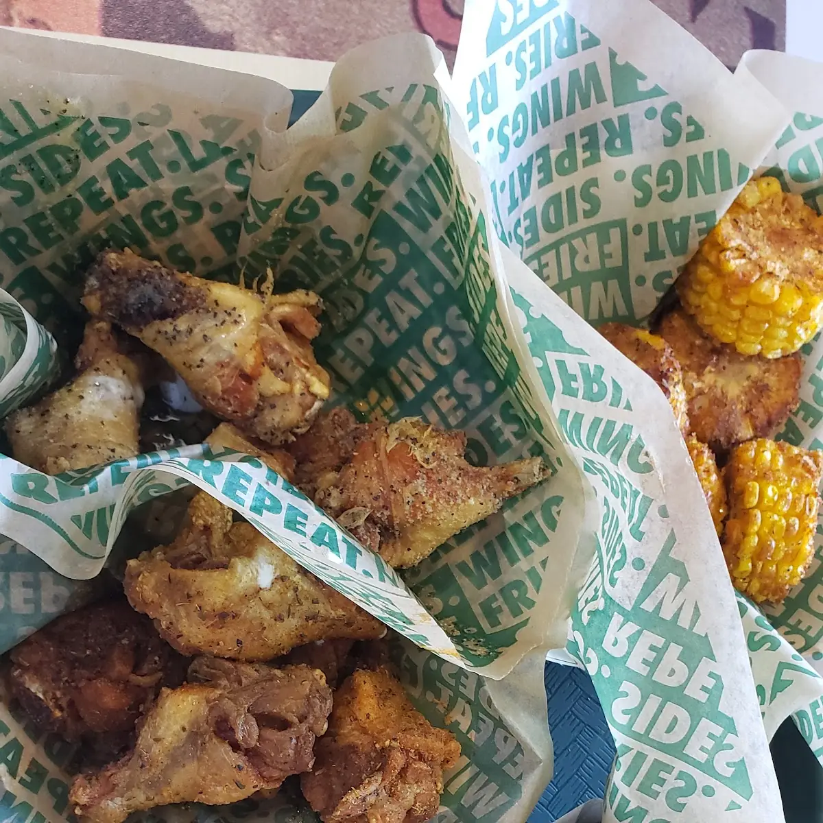 Lemon Pepper Chicken Wings and Louisiana Rub
