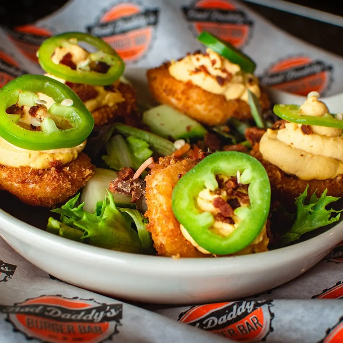 Deep Fried Deviled Eggs