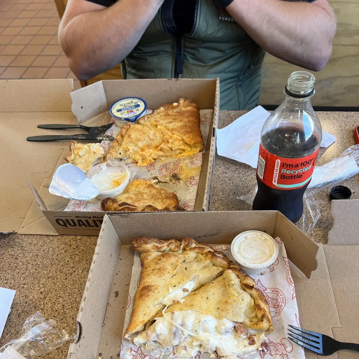 Buffalo Chicken Calzone