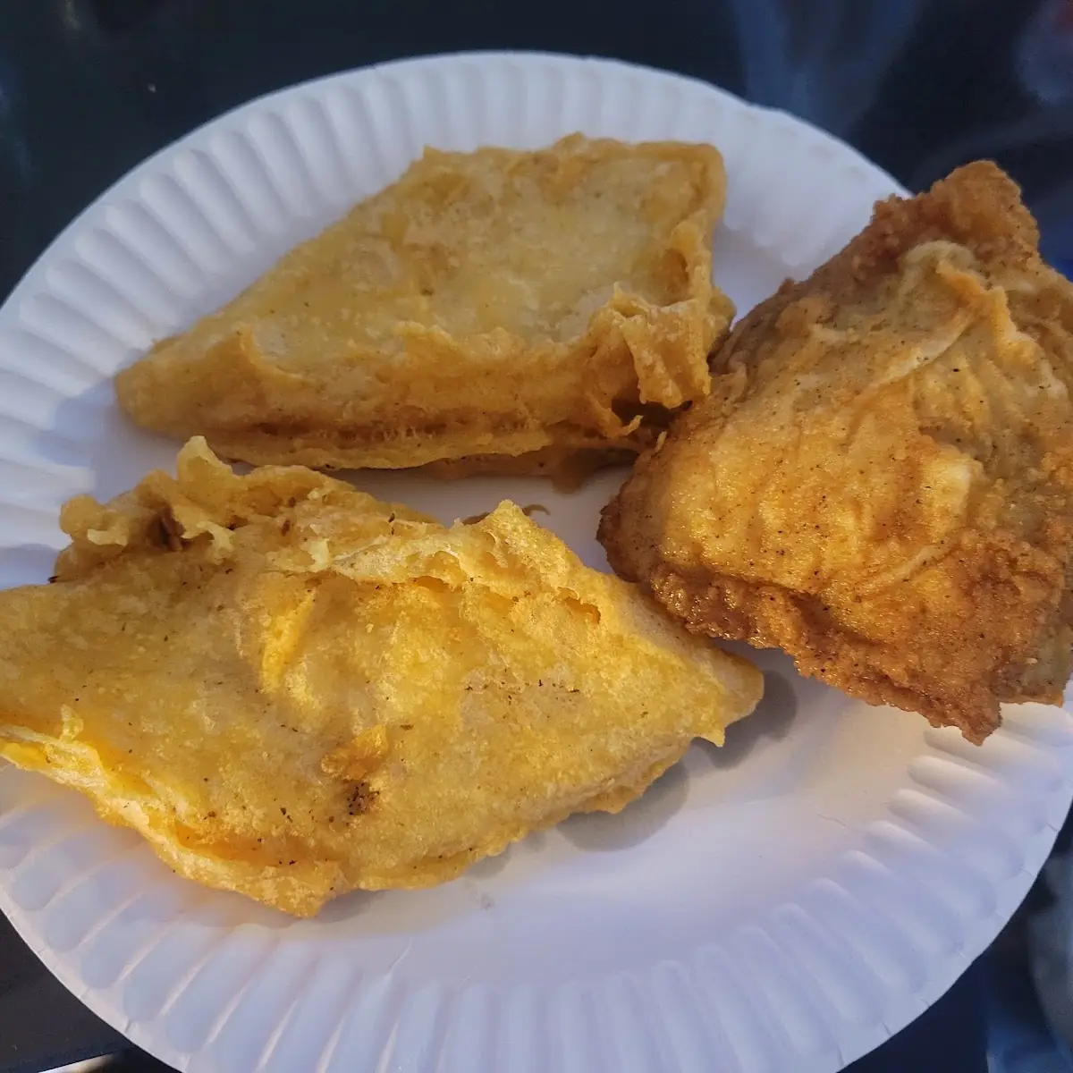 2 Piece Long John Silver Fish and KFC Thigh