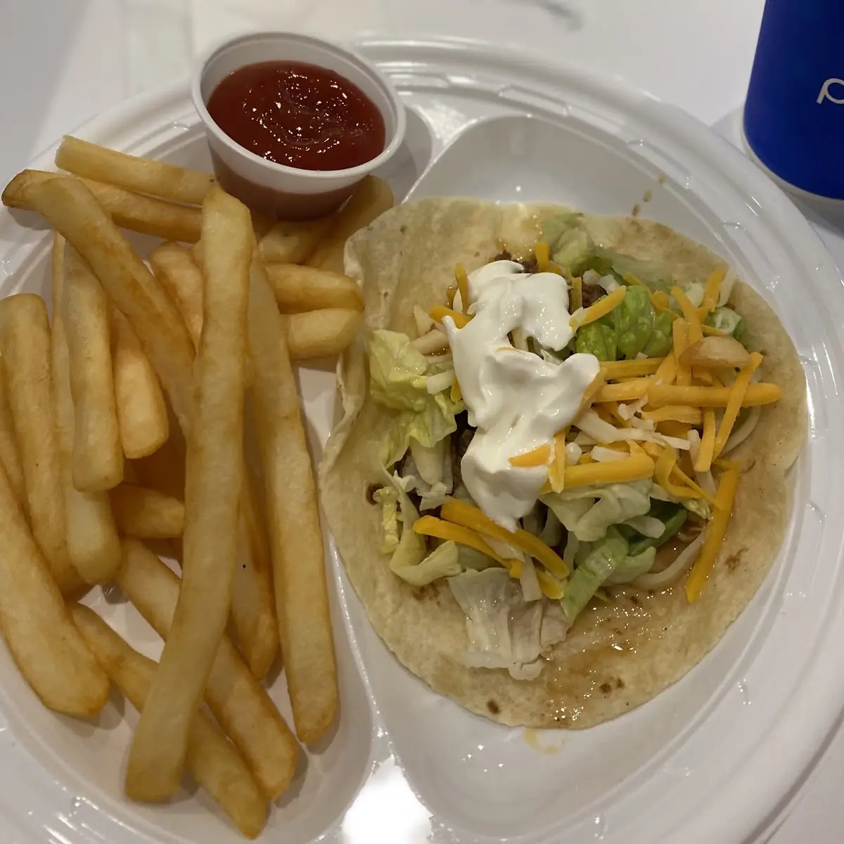 Kids Quesadilla Small Fountain Drink