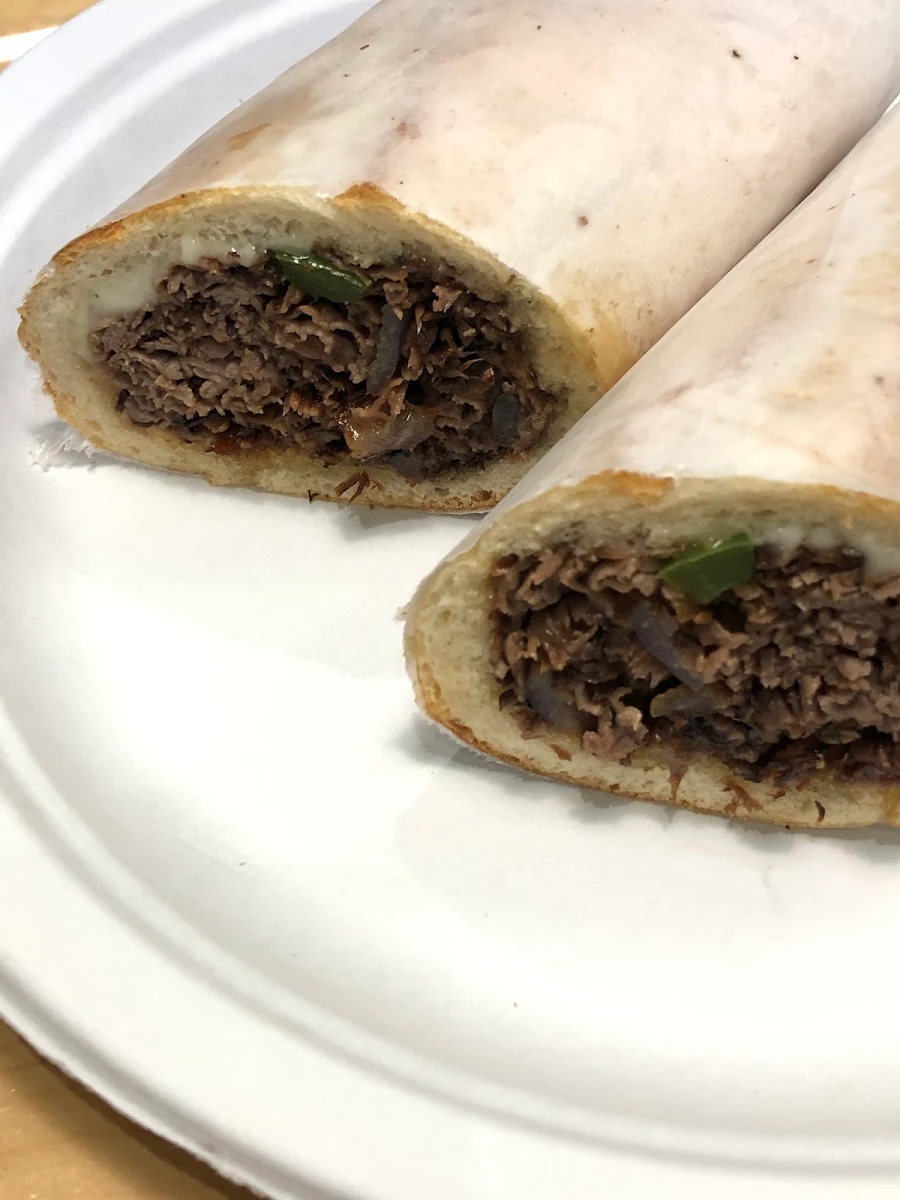 Roast Beef Cheesesteak Sandwich