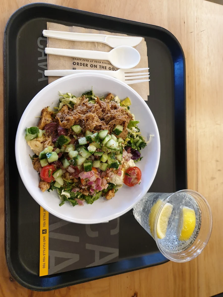 Pulled Beef and Salad