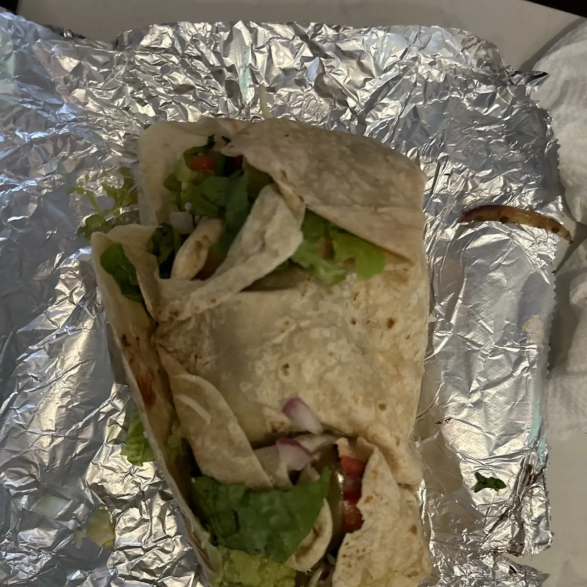 Burrito Falling Apart