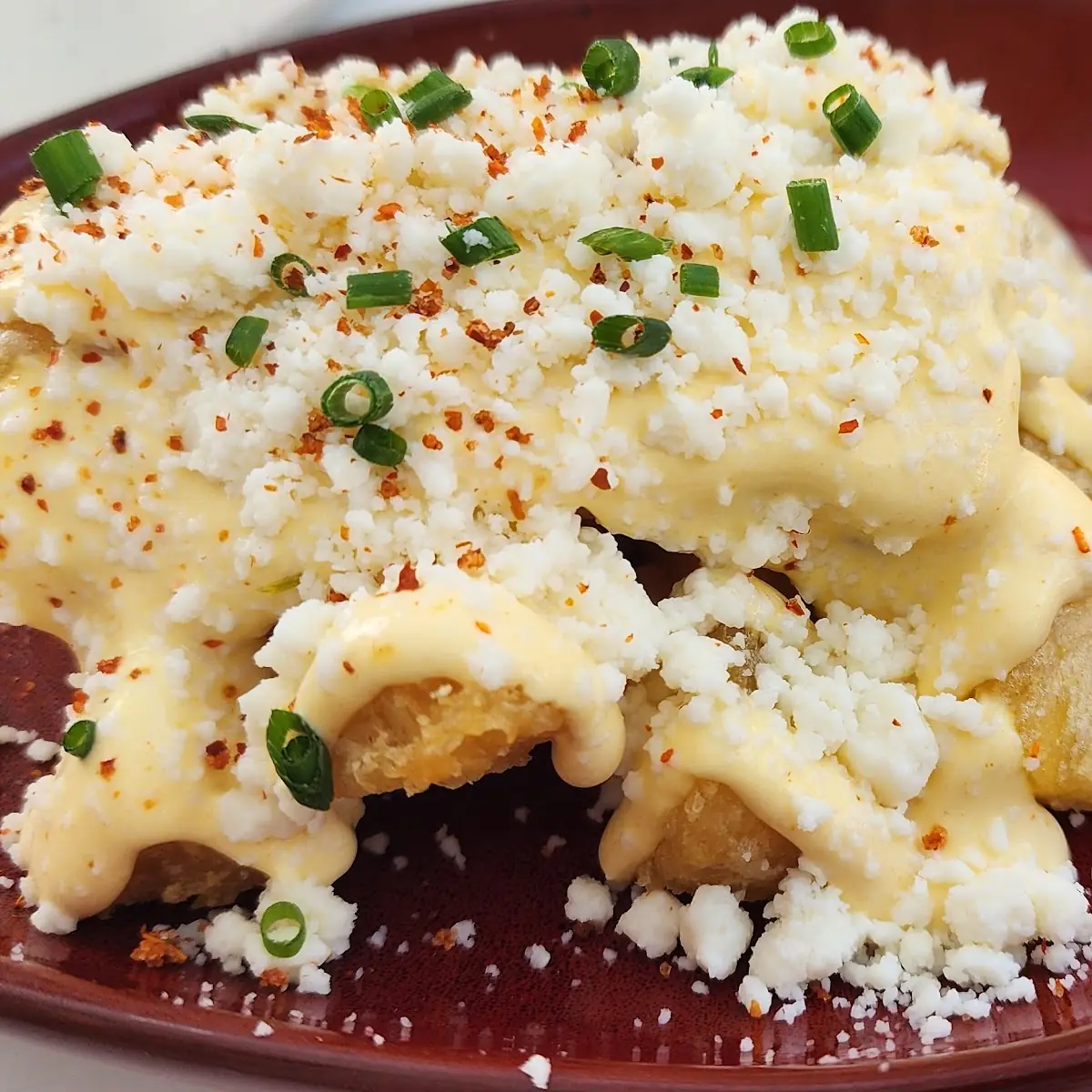 Fried Yuca Huancaina Sauce