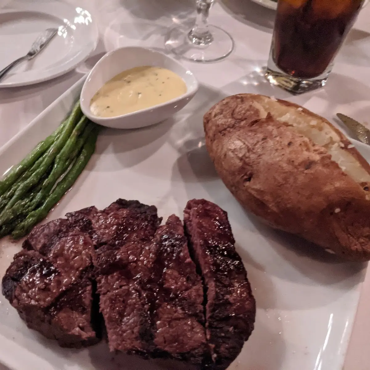 Ribeye Steak with Garlic Mashed Potatoes