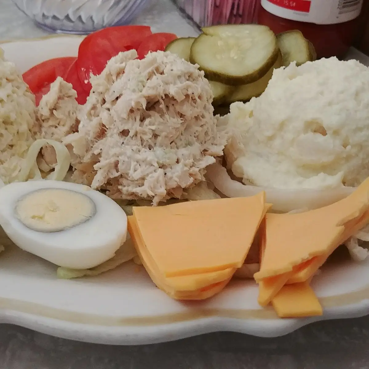 Chicken Salad Cold Plate