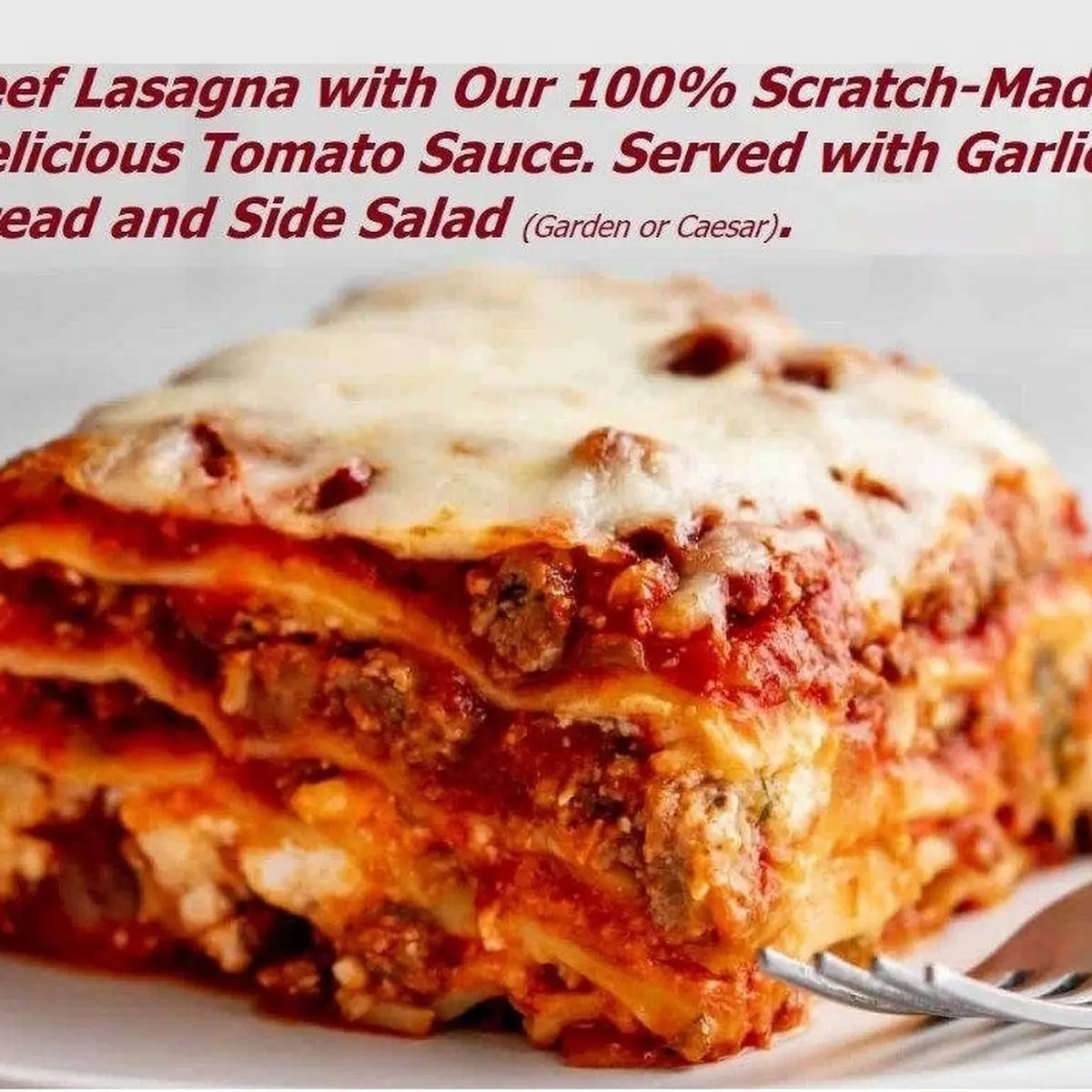Beef Lasagna