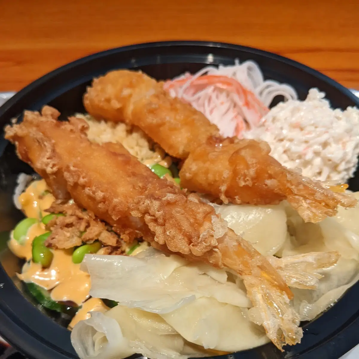 Poke Shrimp Tempura