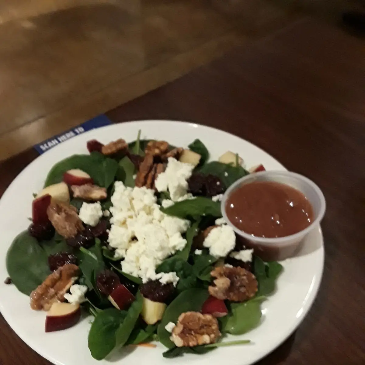 Enlightened Spinach Salad