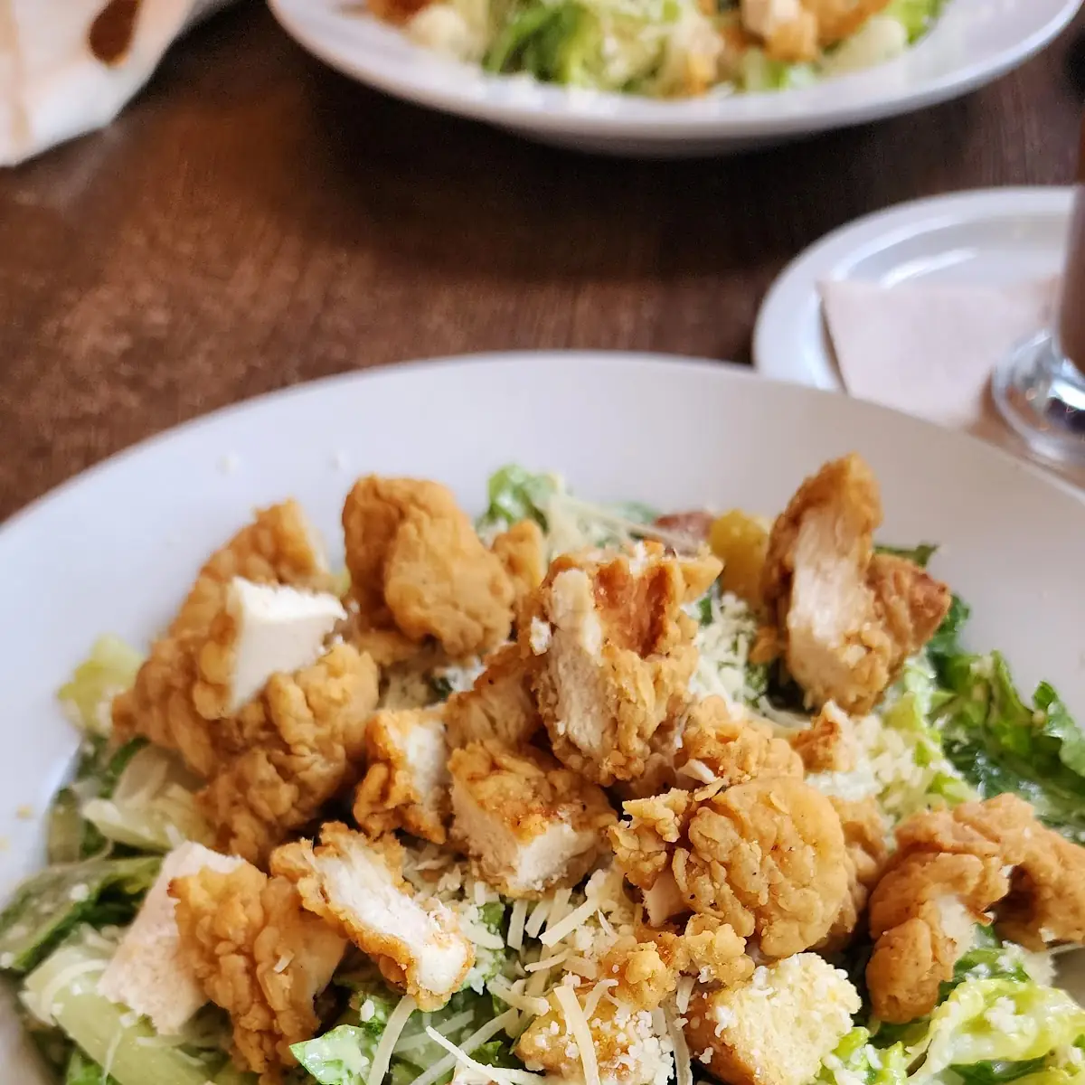 Caesar Salad with Parmesan Shavings
