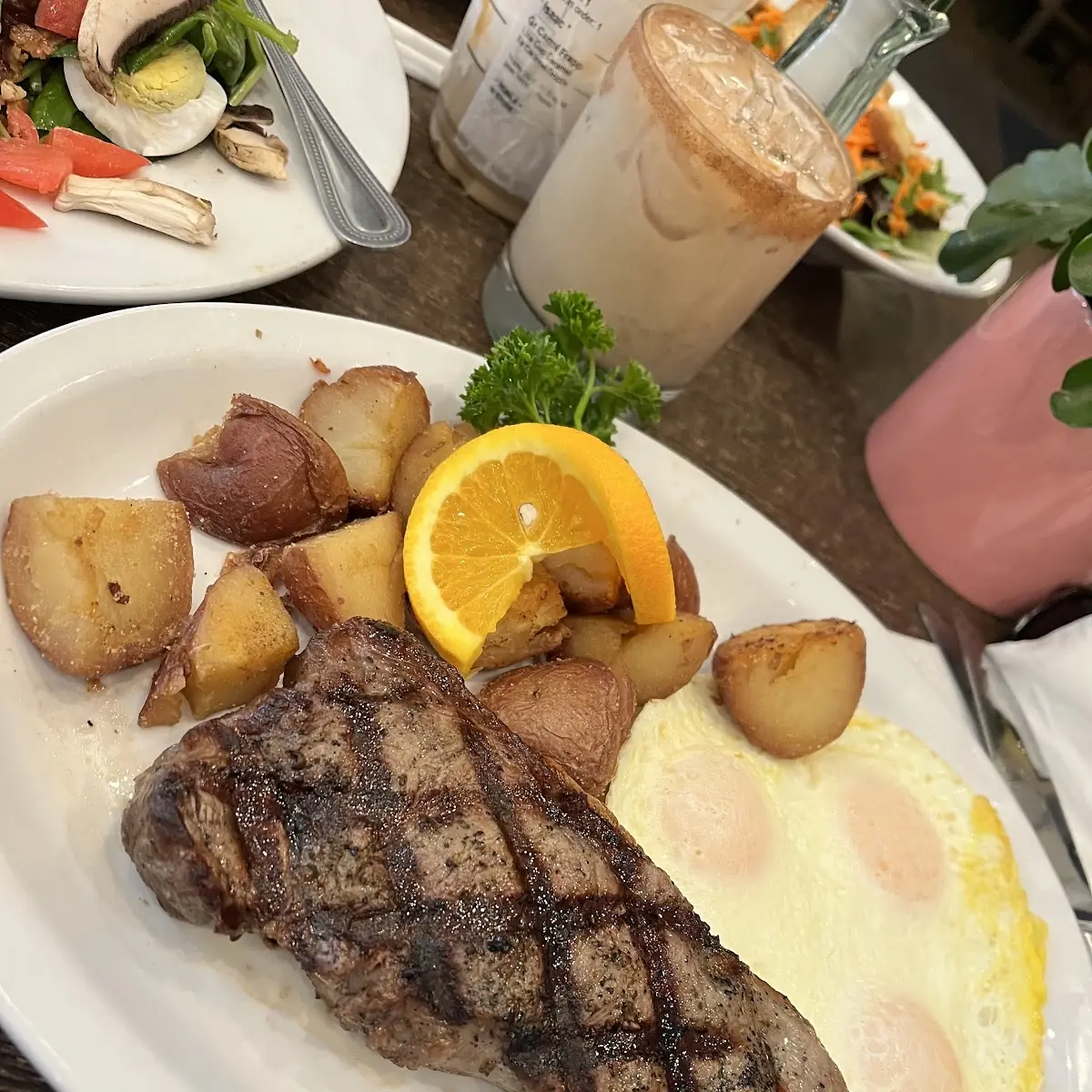 New York Steak and Eggs