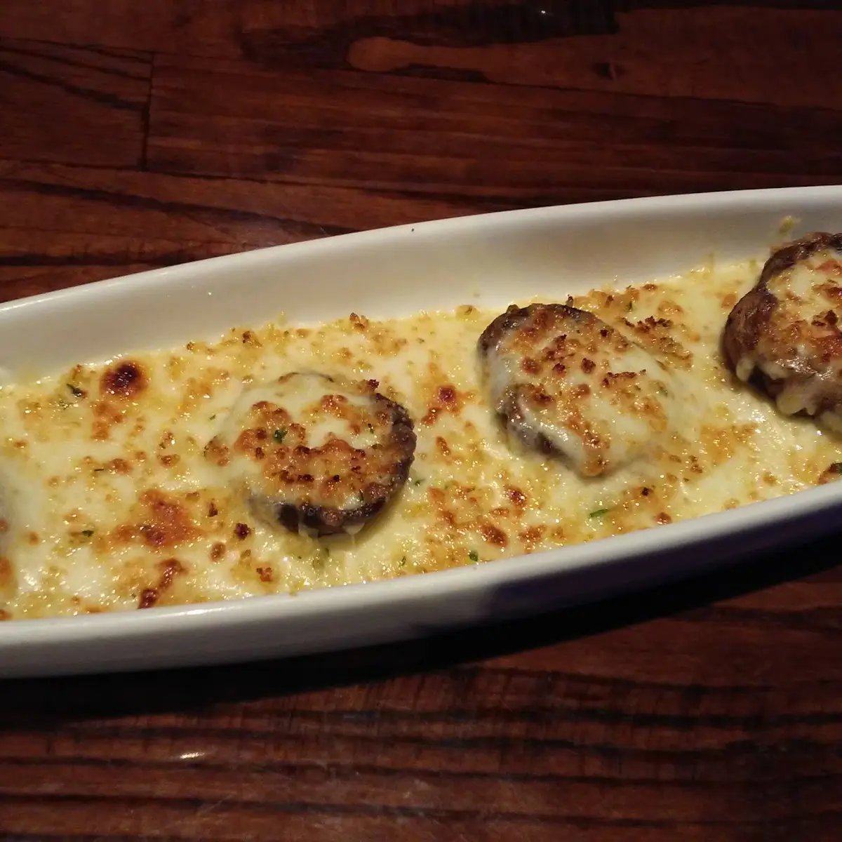 White Cheddar Stuffed Mushrooms