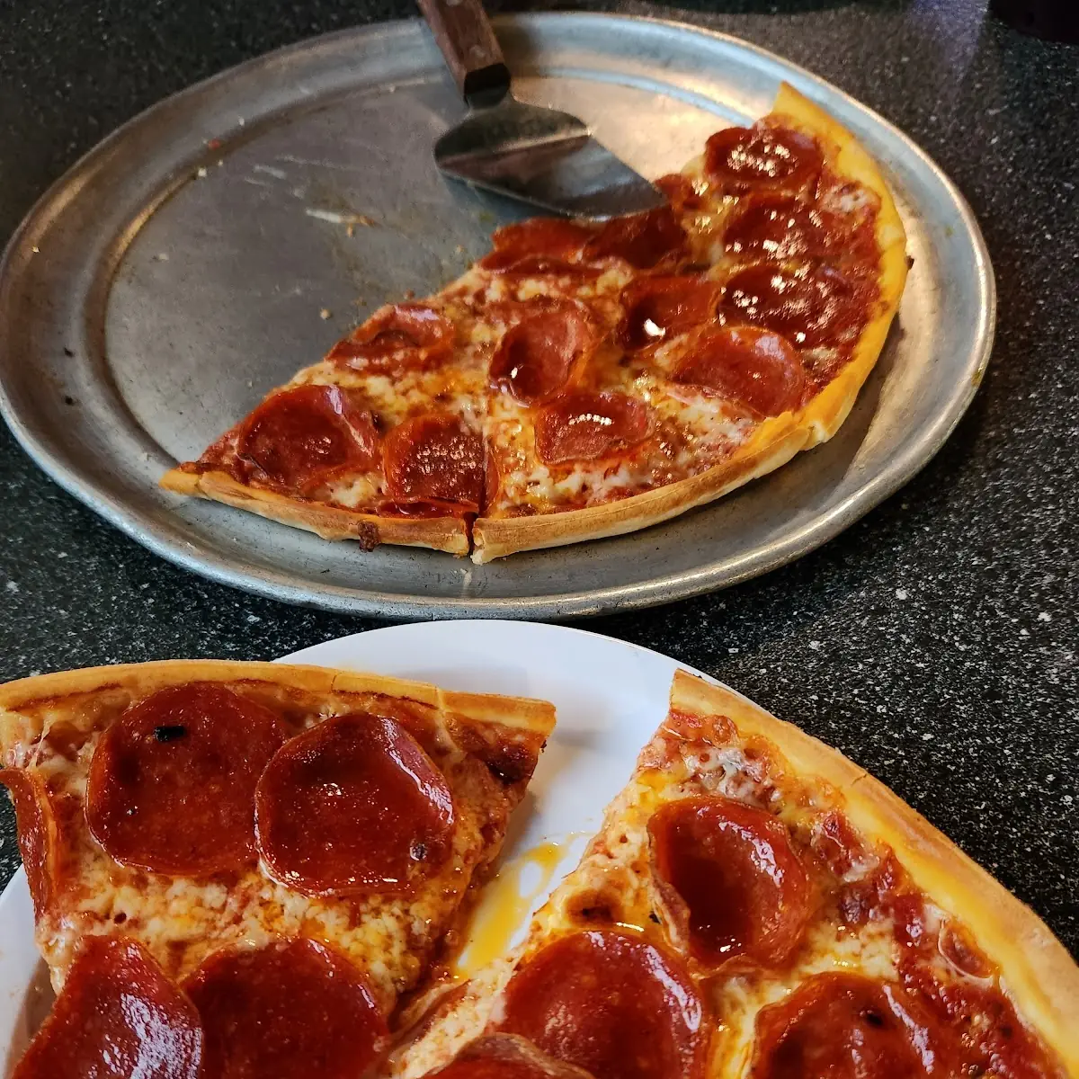 Pepperoni Pizza Thin Crust