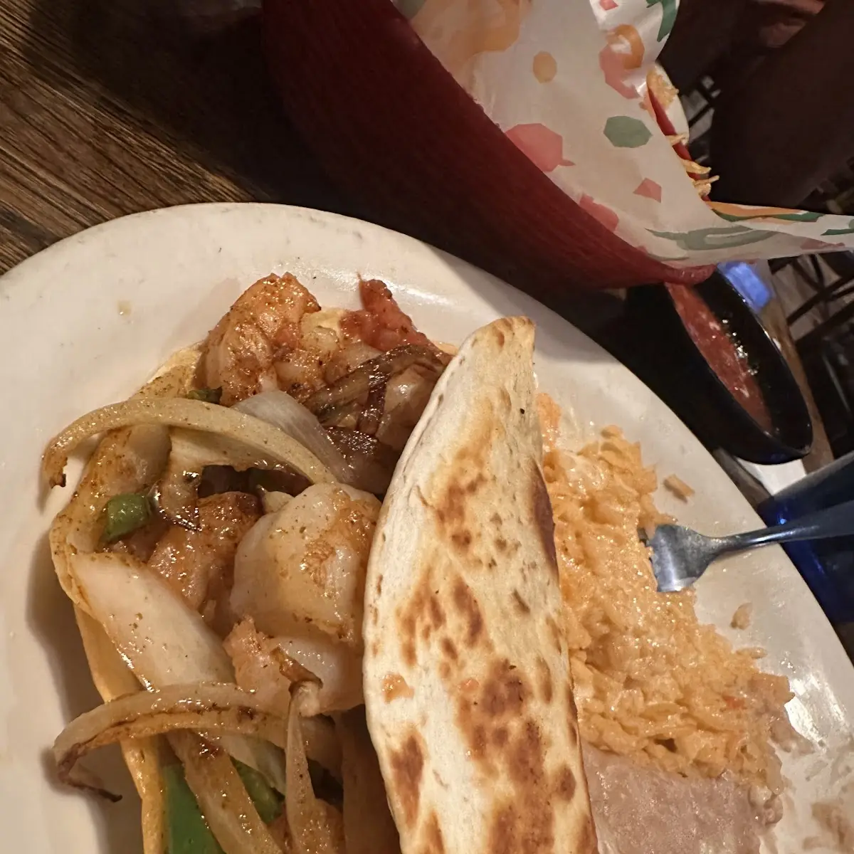 Fajita Quesadilla Rice & Beans
