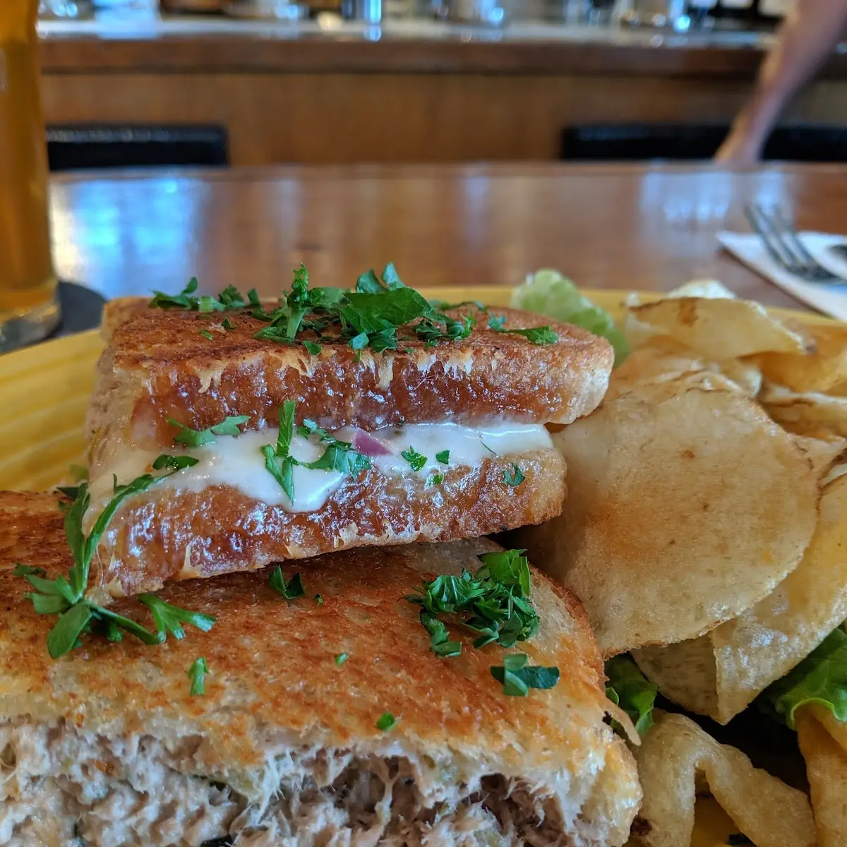 Green Chili Tuna Melt