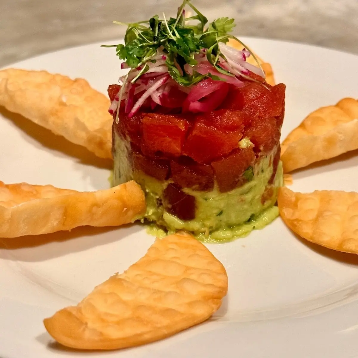 Tuna Poke Raw Tower