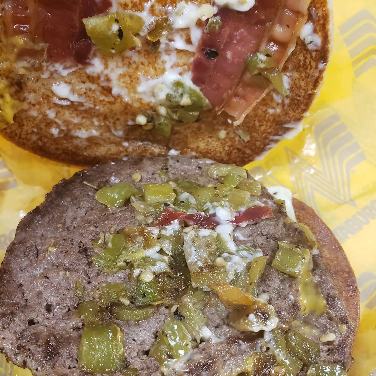 Hatch Green Chile Bacon Burger
