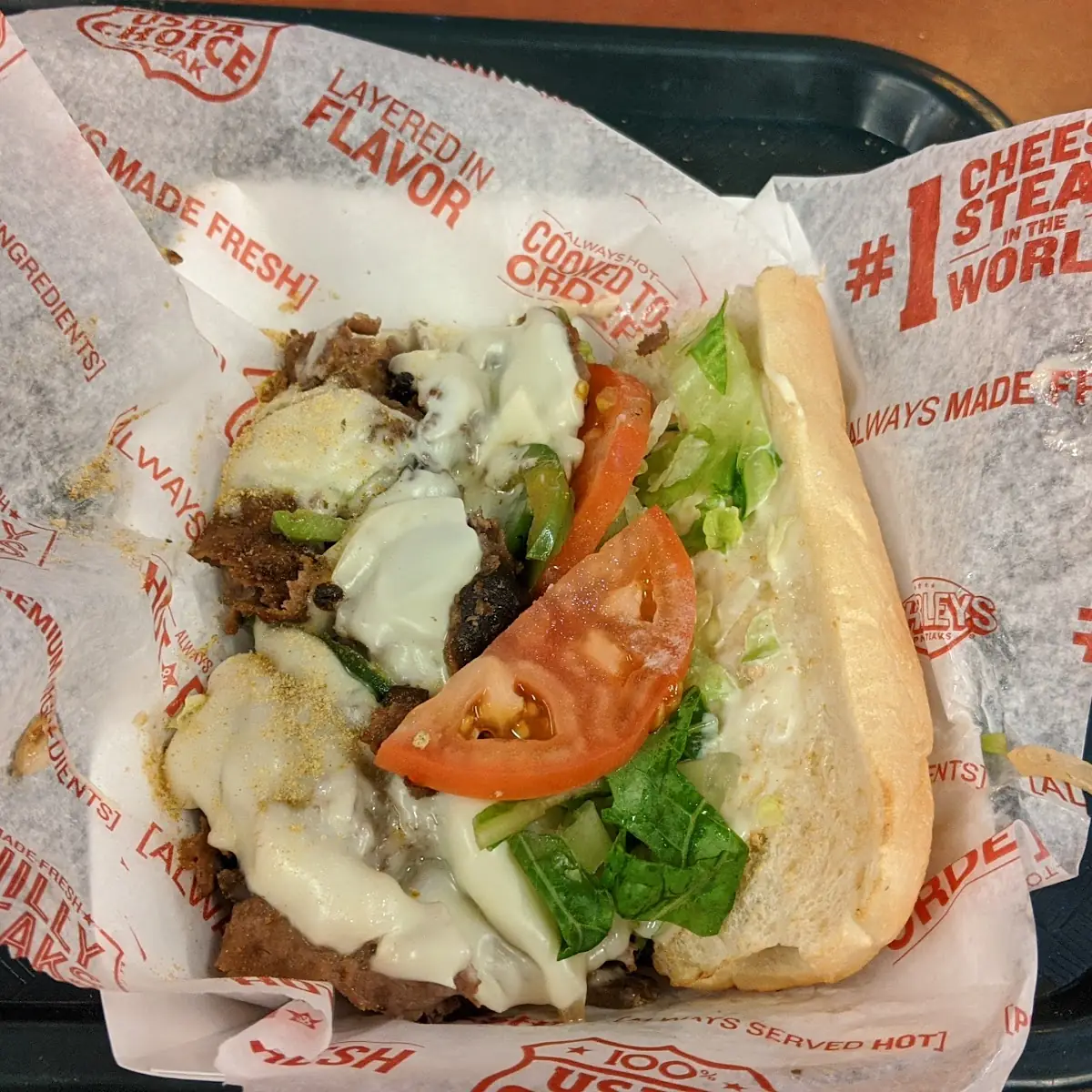 Philly Cheese Steak Sandwich