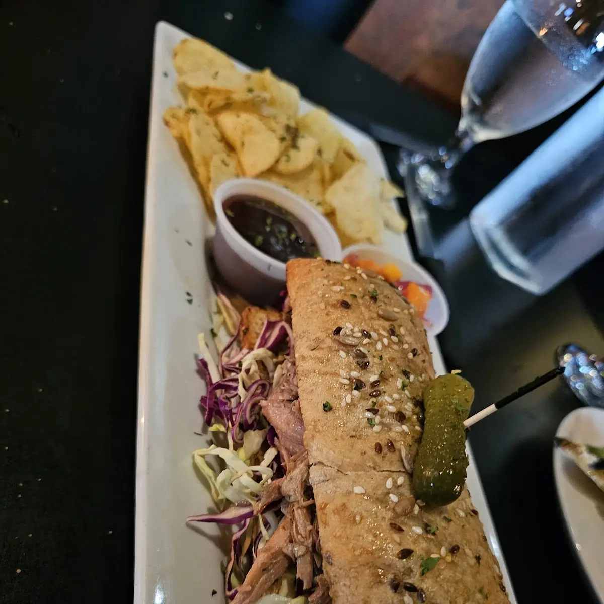 Tannins Pulled Pork Sandwich
